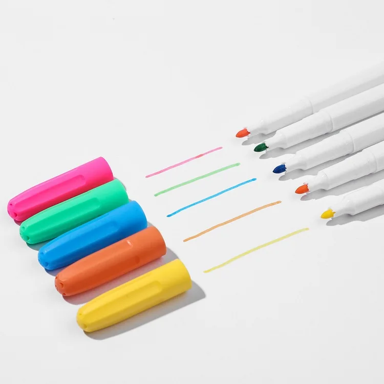 Color whiteboard pen Water-based erasable student environmental brush office fine nib Water-based marker