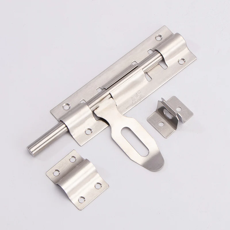 High quality 304 stainless steel bolt door bolt door buckle thickened old-fashioned door and window lock buckle