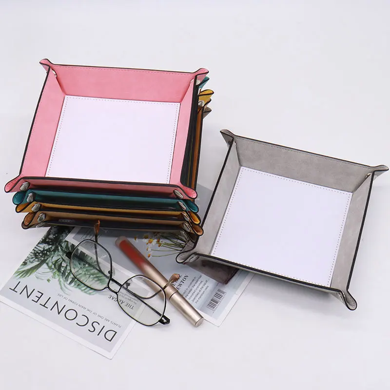 Sublimation Blanks Snap Up Folding Tray Christmas Blank Sublimation Products Gifts Ornaments DIY Dye Sublimation Blanks