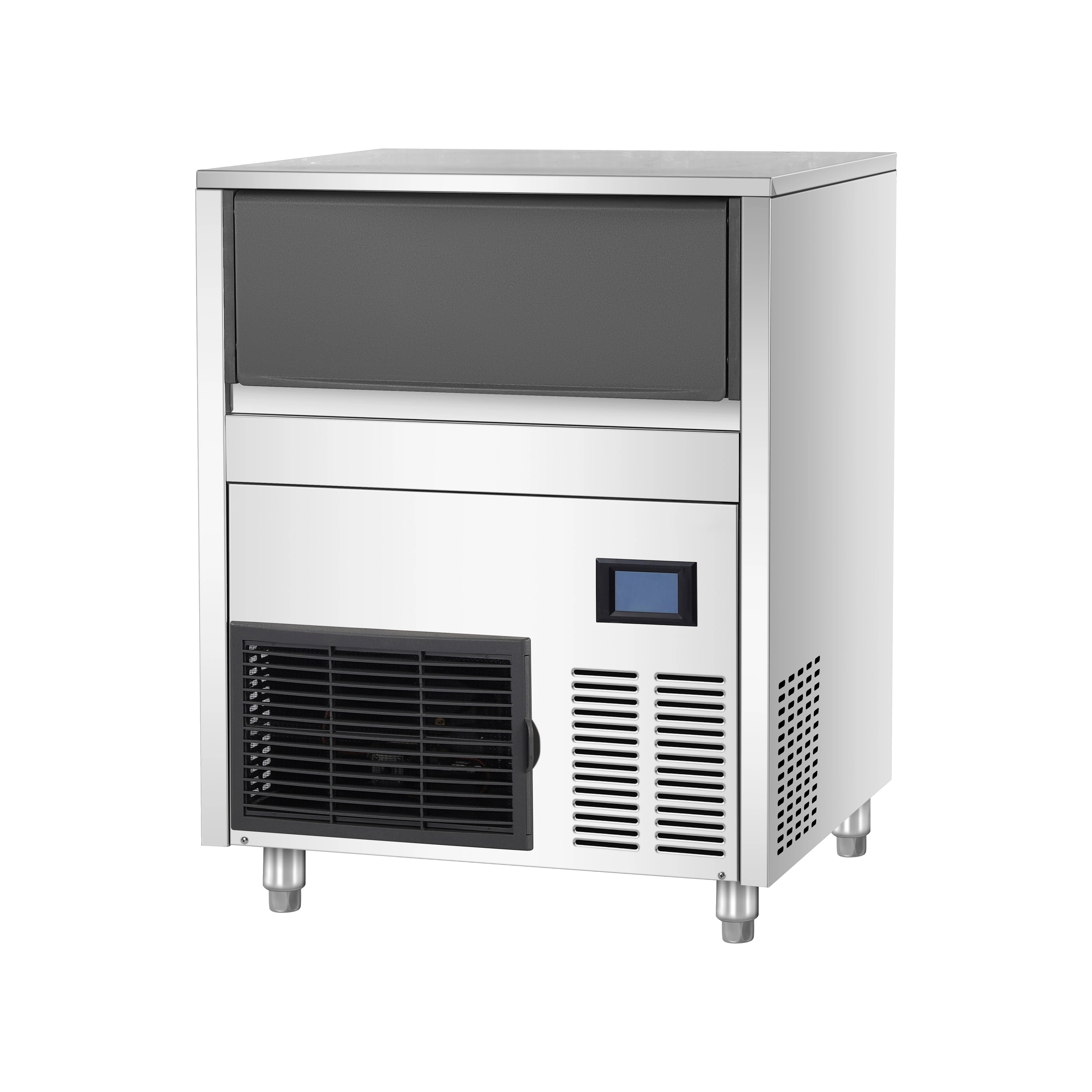 Quiet Fast Ice Maker Machine for Household & Commercial Use Electric Dice Ice Cube Production for Restaurants & Hotels