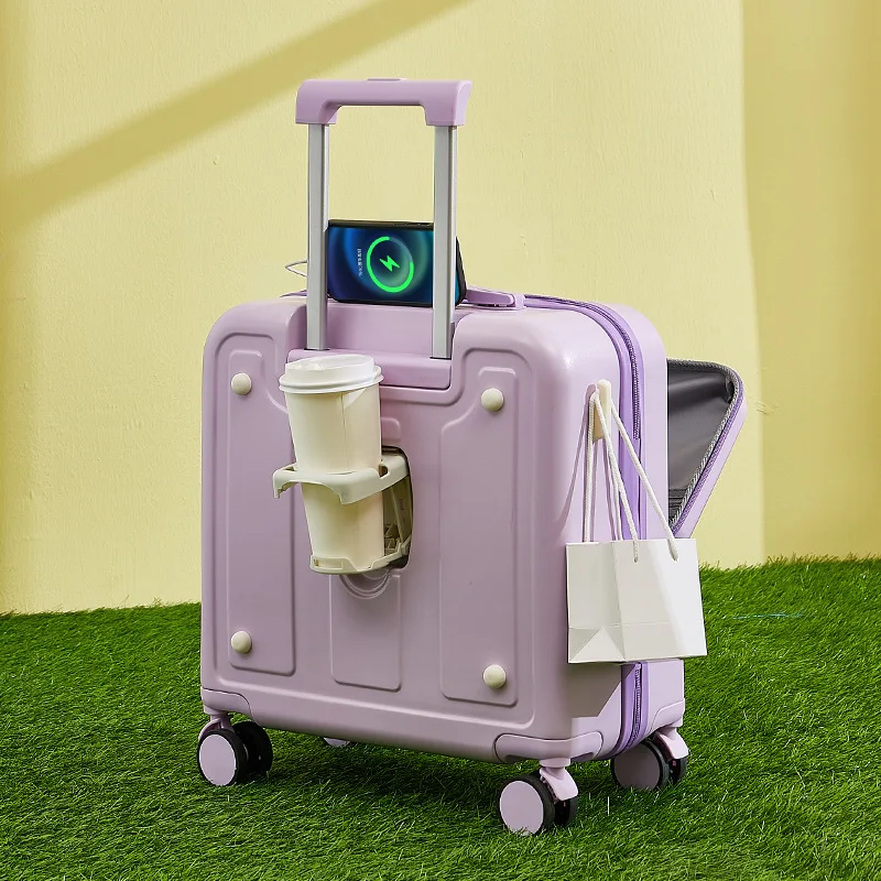 18 inch Hard shell Suitcase Factory Price Travel Cabin Trolley Luggage  Travel Cabin Trolley Luggage