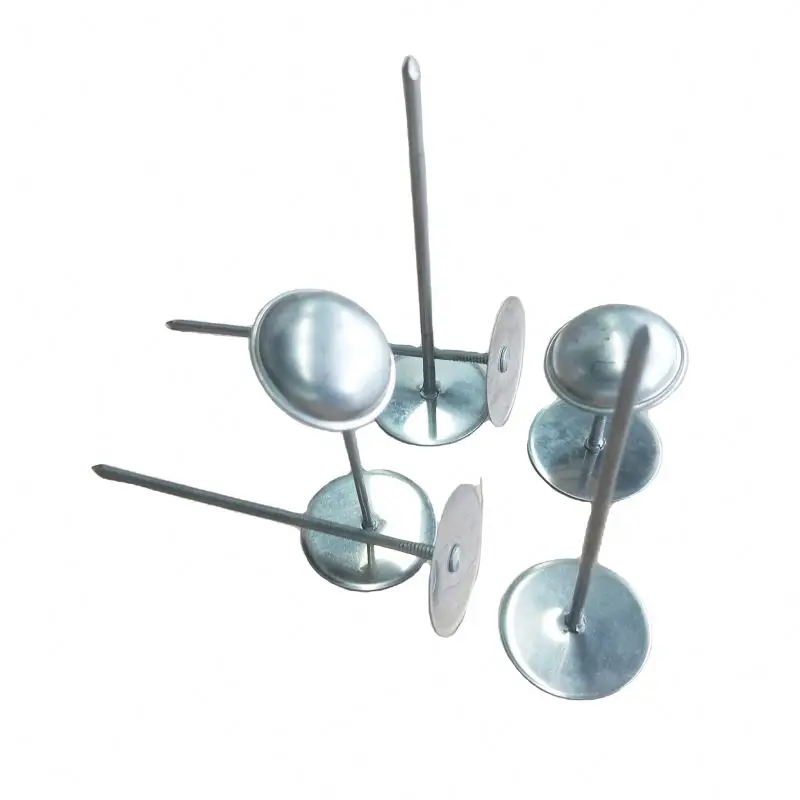 Stainless steel Aluminum/Low Carbon Steel Dome Cap Washer with self adhesive insulation pins