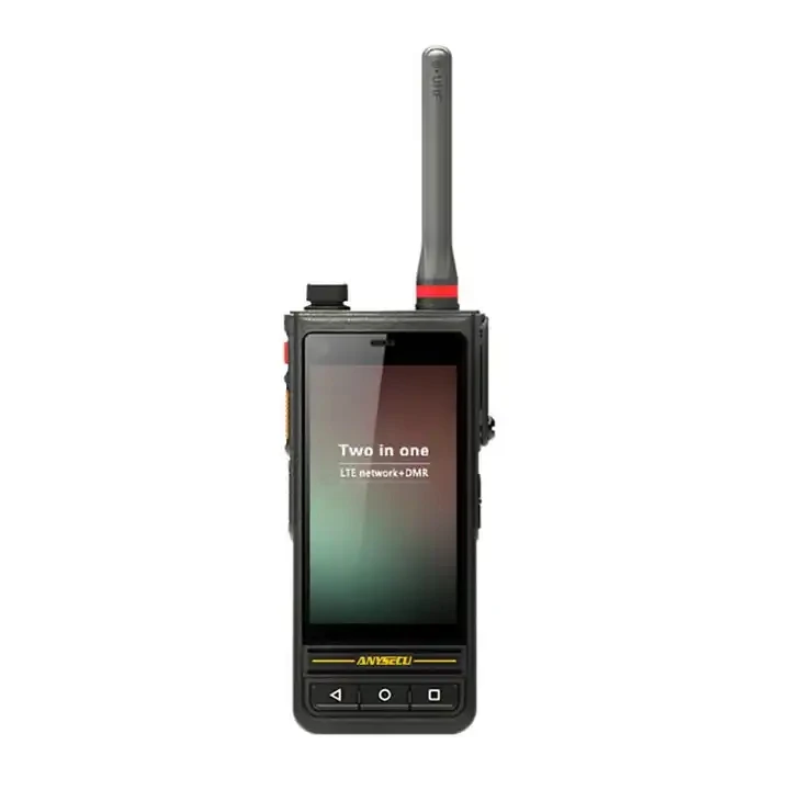 2023 IP67 Waterproof ANYSECU E81 Rugged phone 4G LTE Network Radio DMR + UHF 400-470MHZ POC Walkie Talkie Smart Mobile Phone