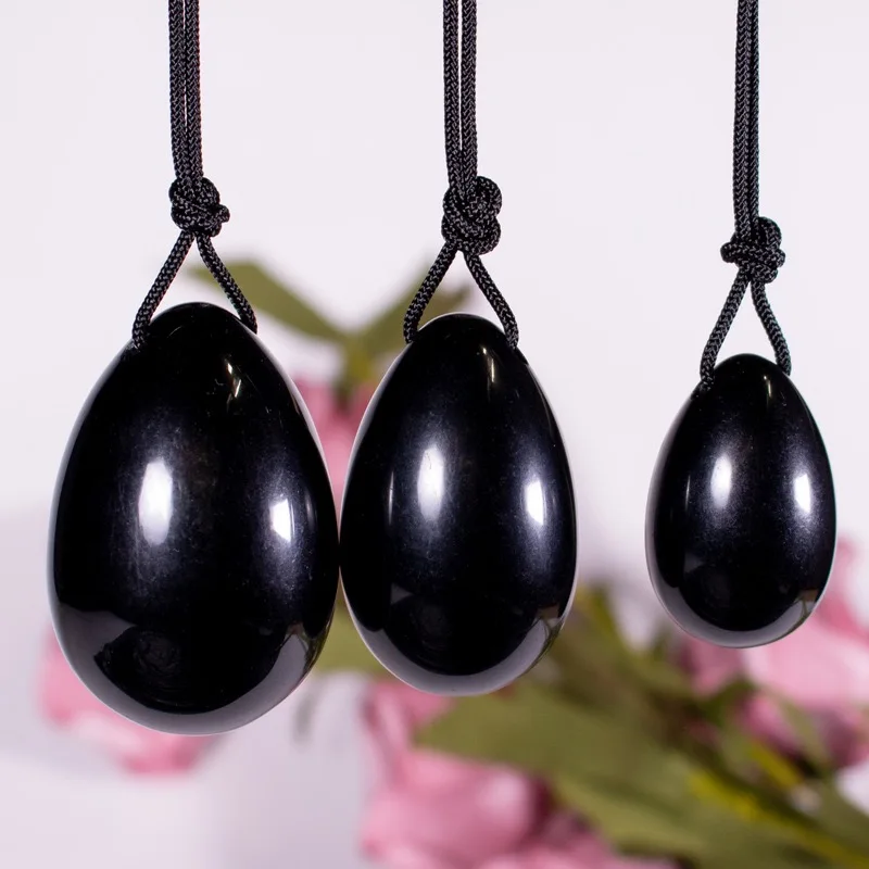 100% Natural Jade Yoni Eggs set Bulk Natural Gemstone Jade Eggs For Women Kegel