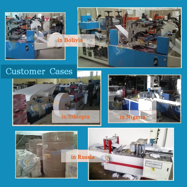 small fully automatic tissue napkin paper towel production making machines napkins for home business