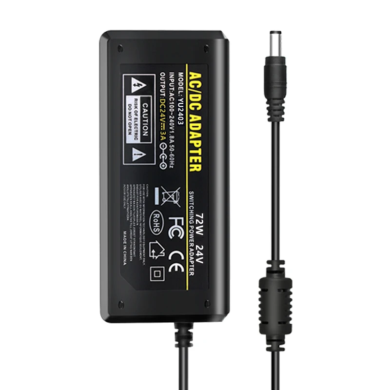 ODM OEM Switching Power Adapter 120W 5V 6V 9V 18V 24V 36V 48V AC DC Universal 12V Adapter