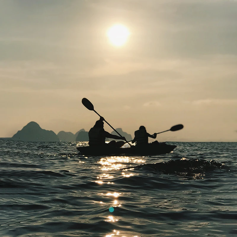 2-Person Kayak Inflatable Fishing Canoe Travelling Activity Outdoor Water Sport Boat