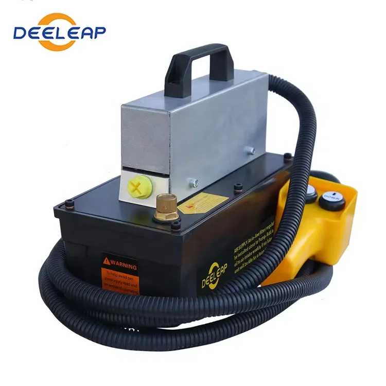 Real Factory PAS13R Air Hydraulic Pump with Wired Remote Control Pressure Test Pump for Hydraulic tools portable hydraulic pump