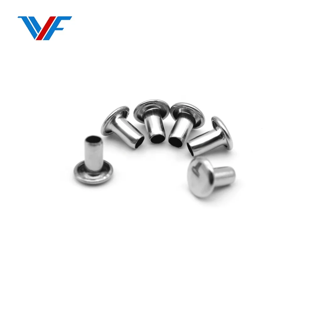 China supplier silver and black paint combined fastener metal rivet round head rivet
