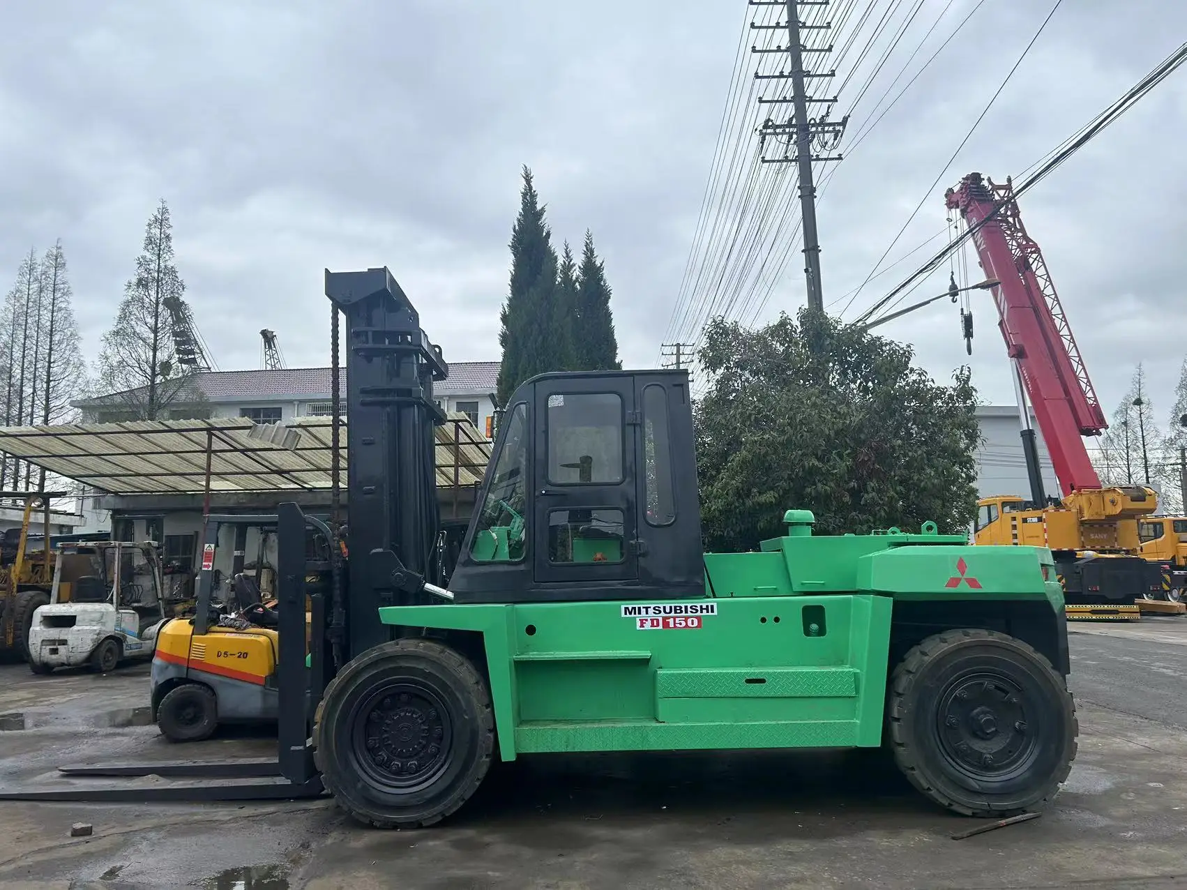 FD70 7Ton diesel forklift truck with side shifter 3m -6m triplex mast XINCHAI Engine