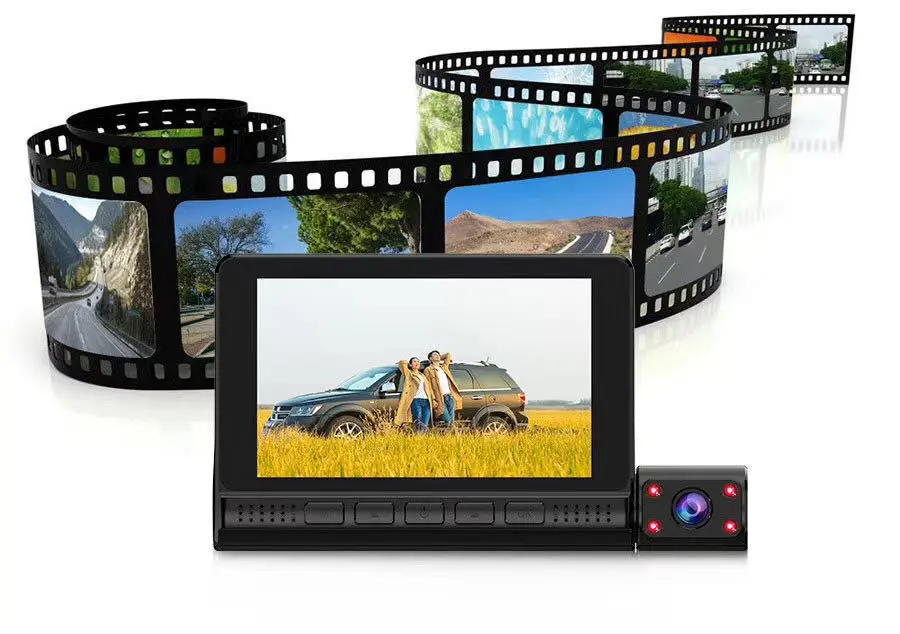 Видеорегистратор 1080P с GPS для автомобилей видеорегистратор зеркалом заднего вида FHD автомобильная