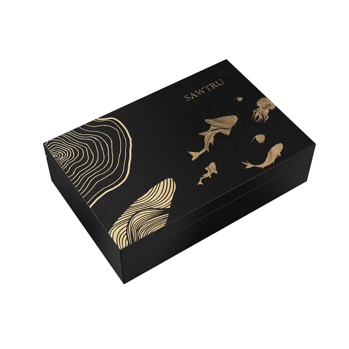 Wholesale custom printed wood box sign luxury wooden packaging for crystals perfume bottle box set