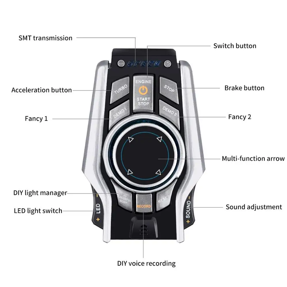 2.4G Voice Smart Command Racing Car Remote Control Electric RC Helicopter Toy for Kids USB Battery Indoor/Outdoor Use