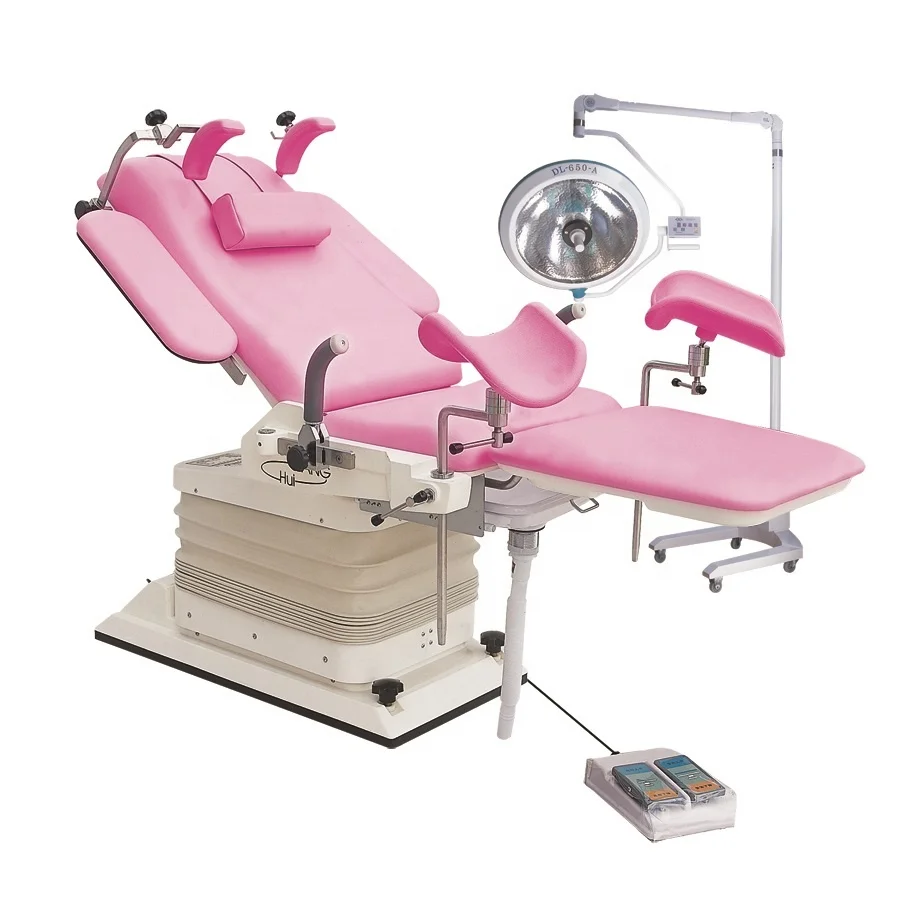 DH-S104B electrical medical obstetric gynecology exam chair clinic with lamp option