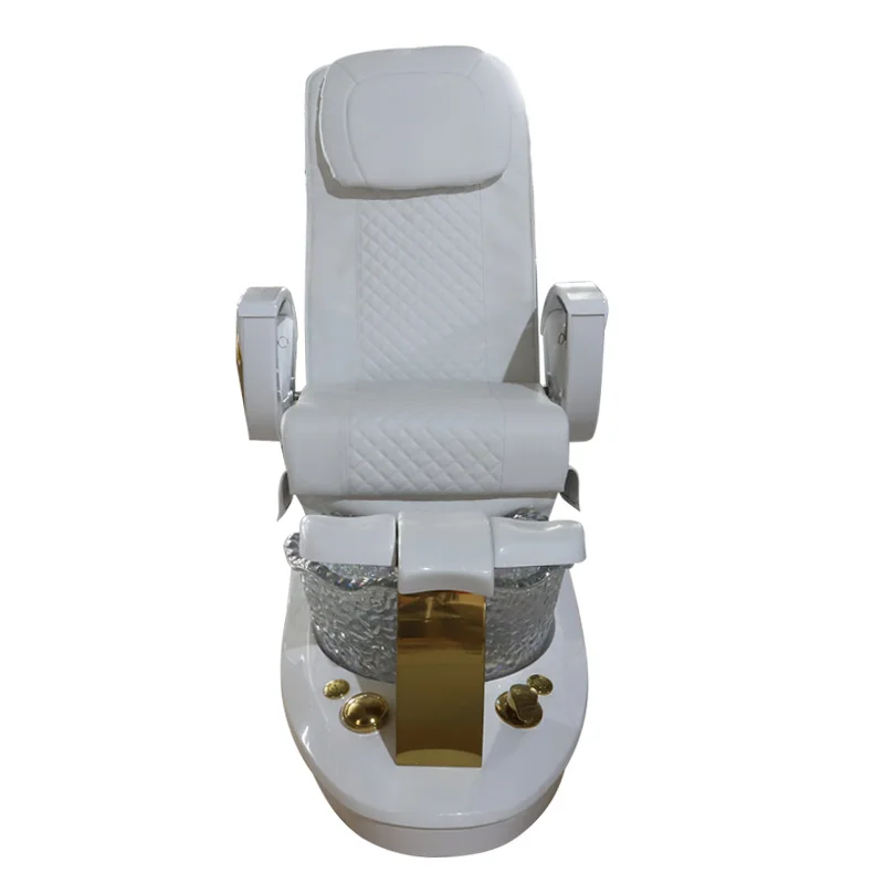 dubai royal custom white and pink whirlpool electronic manicure pedicure chair for men