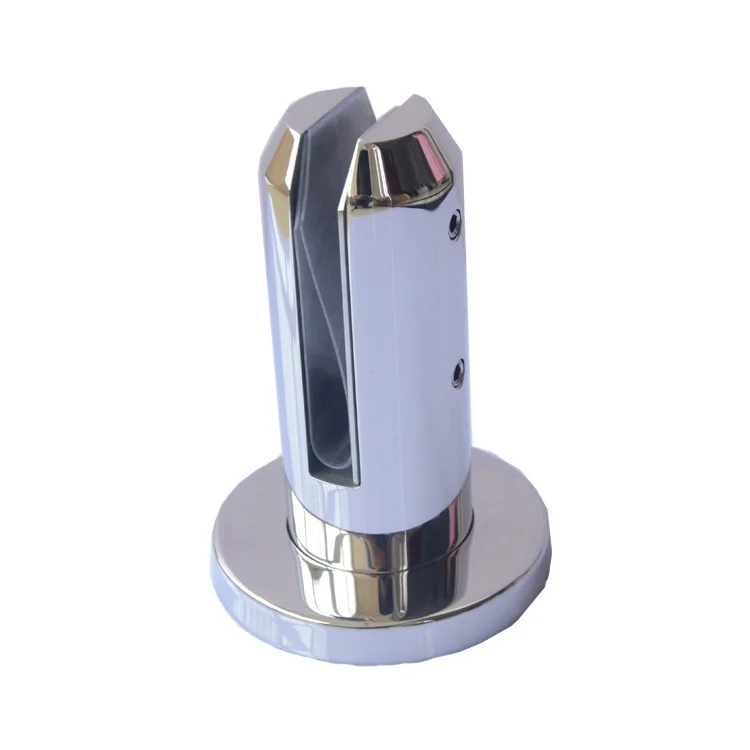 Frameless balcony swimming pool glass balustrade railing clamp stainless steel glass pool fence spigot for thicker glass