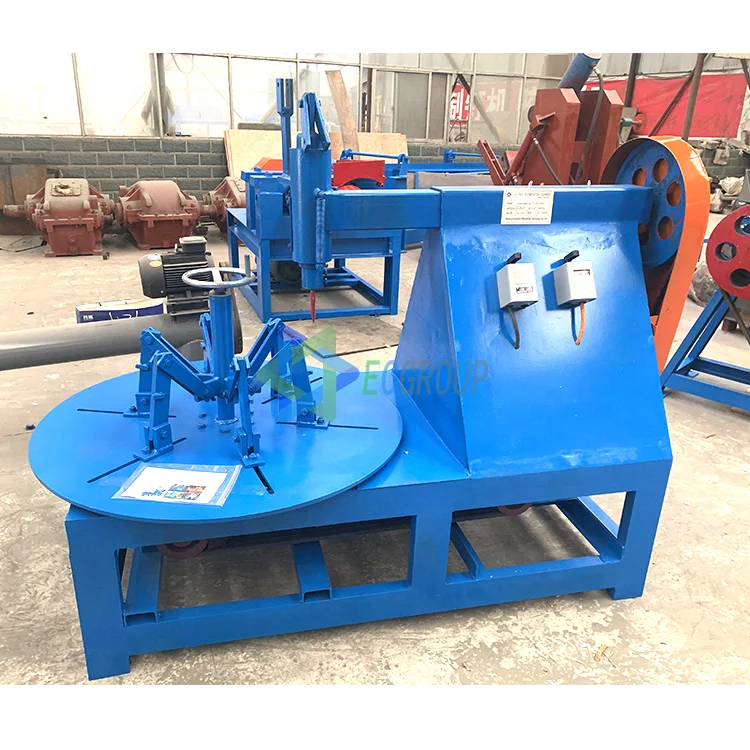 High powered scrap tire cutting machine tyre grinding machine for making rubber powder
