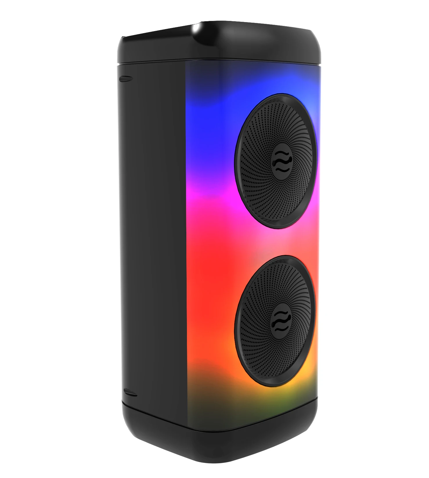 Двойные драйверы Ultras 20 Вт RGB flame портативный динамик микрофон TF карта TWS Hi-Fi динамик большая тележка динамик