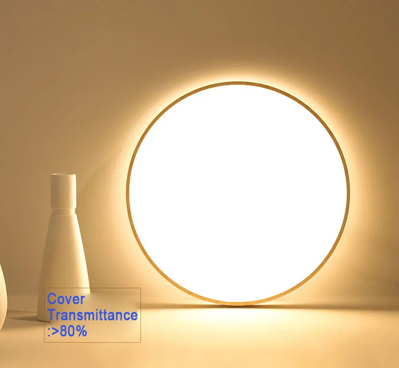  Popular TUV SAA CE 12W 18W 24w Indoor led ceiling light Acrylic Round Shape Modern Led Ceiling Light For bedroom Living