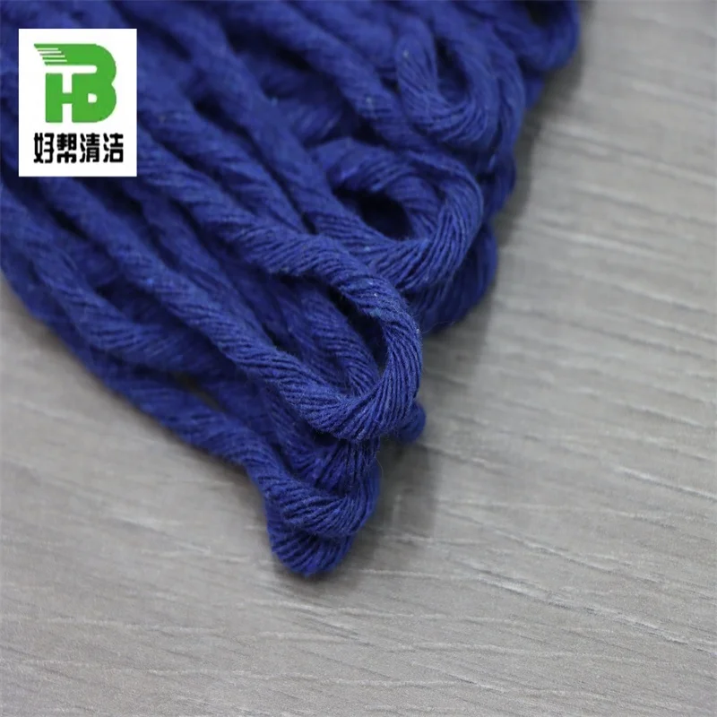 Xingtai varieties of colorful industrial cotton wet mop replacement head