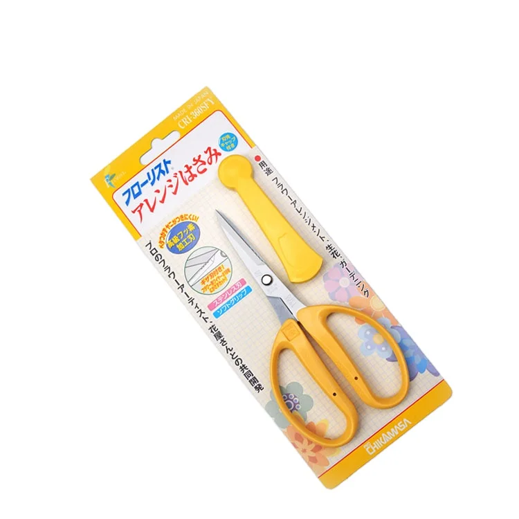 Wholesale Small Home High Quality High-value Floral Shears Scissors Chikamasa CRI-360 Florist Arrangement Scissors, Fluorine,