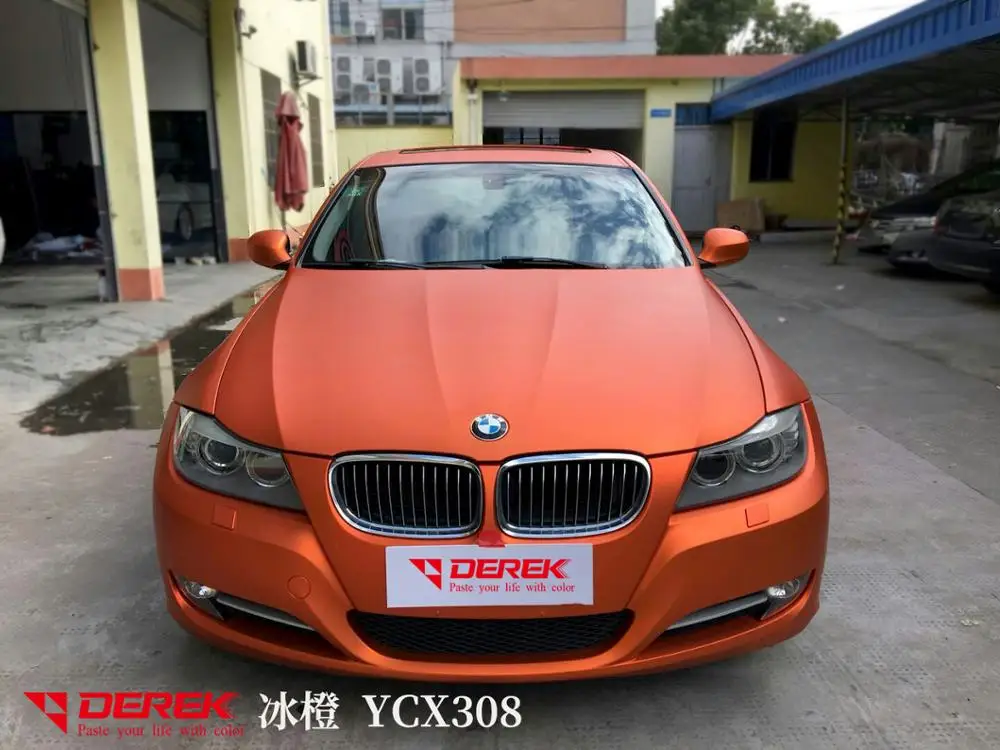 YJ-DEREK зеленый цвет матовый хром автомобиля виниловые наклейки на авто пленки 1 рулон/ctn изменить ПВХ матовая поверхность с воздушными пузырьками