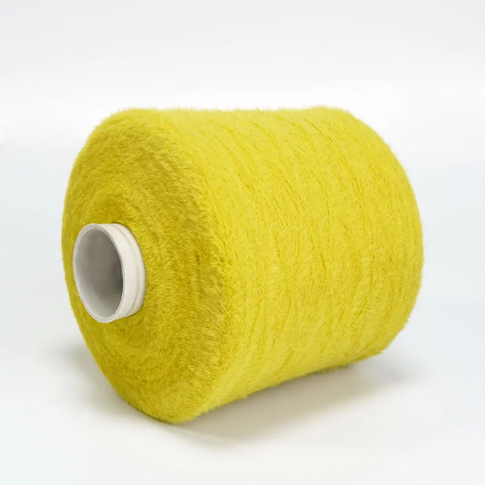 Original factory Price chunky yarn 0.5cm 0.9cm 1.3cm 2.0cm 4.0cm long hair Feather yarn 100% Nylon yarn