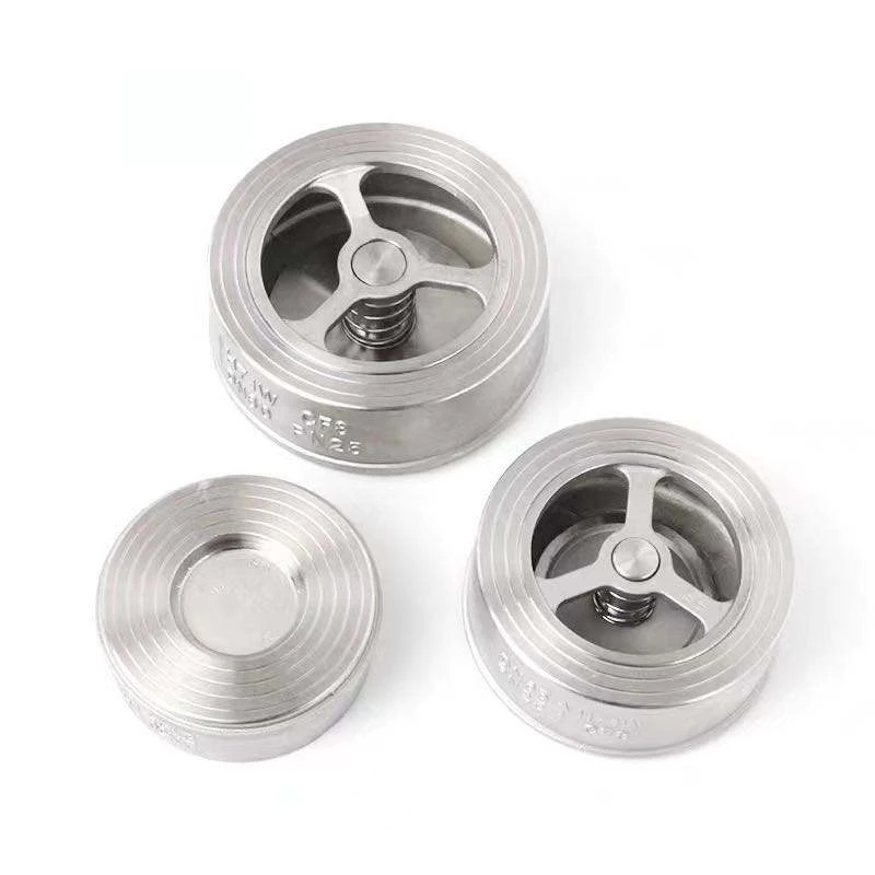 Stainless Steel Flange H71X Non-return Wafer Type Check Valve Manual Single Disc Swing Check Valve