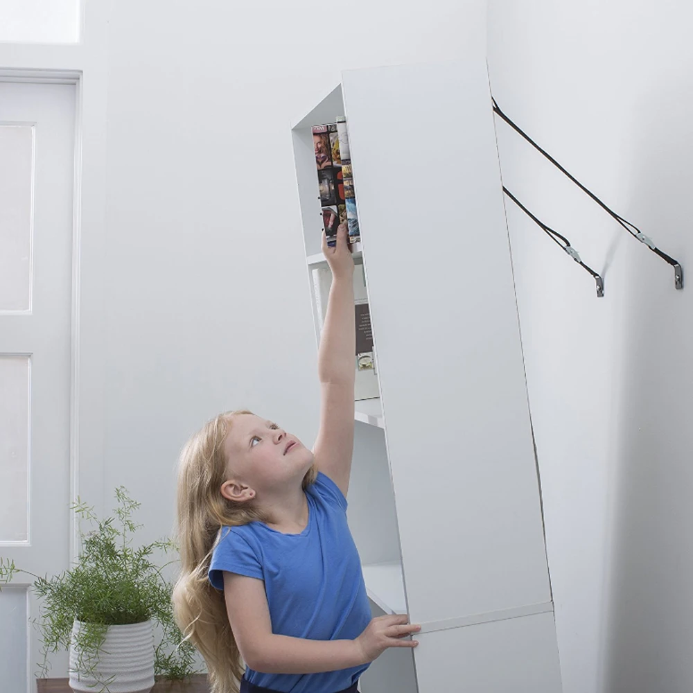 Anti Tip  TV And Furniture Straps Baby Proofing Wall Safety Straps