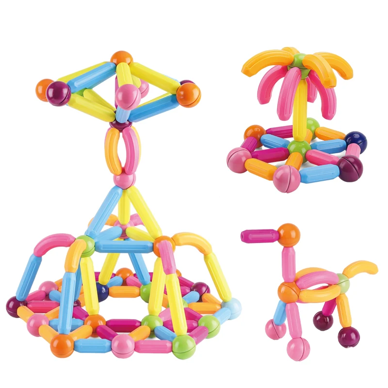 Factory Direct Sale Children Toys Magnetic Stick Educational Toy Reliable Magnetic Stick Building Blocks for Inspire Imagination
