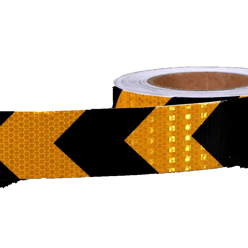 Customizable Pvc Caution Tape Roll White Red Yellow Blue Hazard Reflective Warning Tape For Car Ground Safety