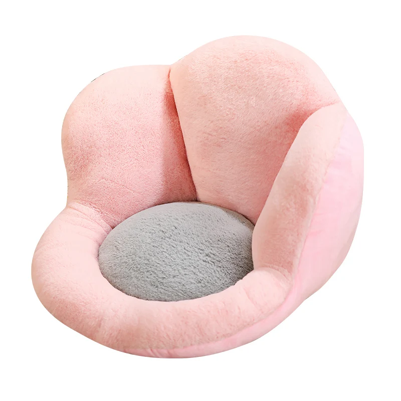 48CM New Soft Sunday Angora Yarns Cushion Plush Animal Sofa Chair Flower Chair Sofa Plush Cushion