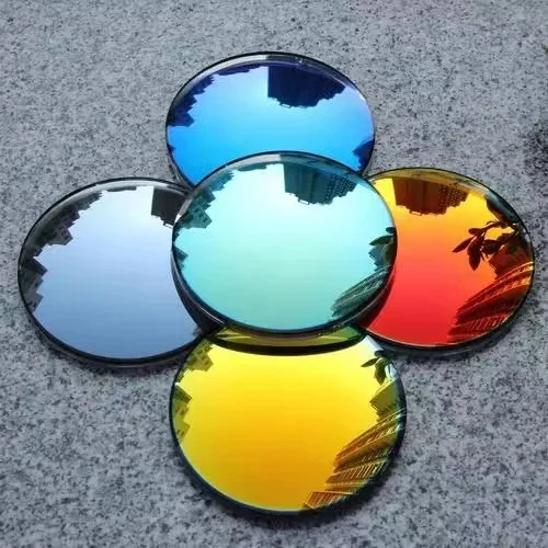 High Quality Prescription Sunglasses Polarized Uv4pullovers CR39 Plastic eyeglass eyeglasses Lenses Ic Blue Polarized Lens Mixed