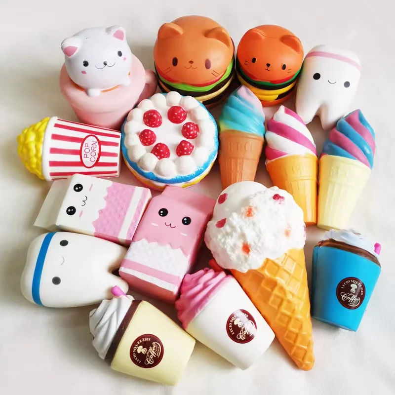 Jumbo Squishy Kawaii Unicorn Horse Cake Deer Animal Panda Squishies Slow Rising Stress Relief Squeeze Toys for Kids