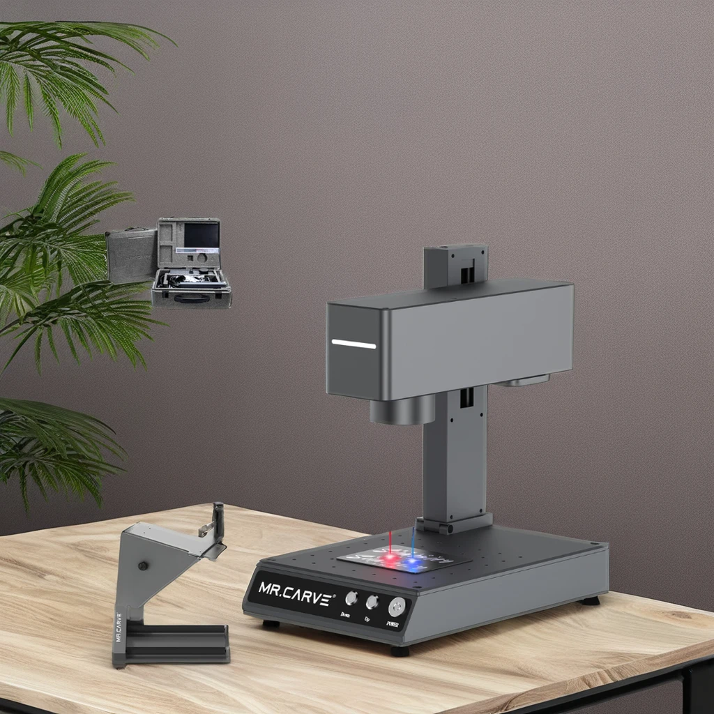 DAJA Mr Carve M4 Mini Laser Engraving Machine Portable Laser Printing Machine Fiber Laser Printer For Metal Leather Wood