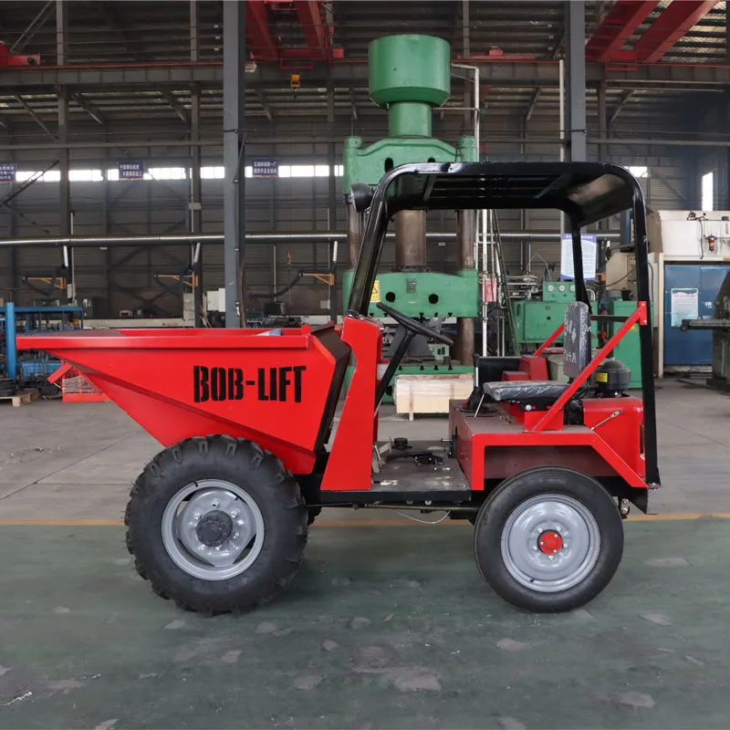 1 ton four-wheel drive hydraulic dumper mini dumper 4x4 small dump truck in China for sale