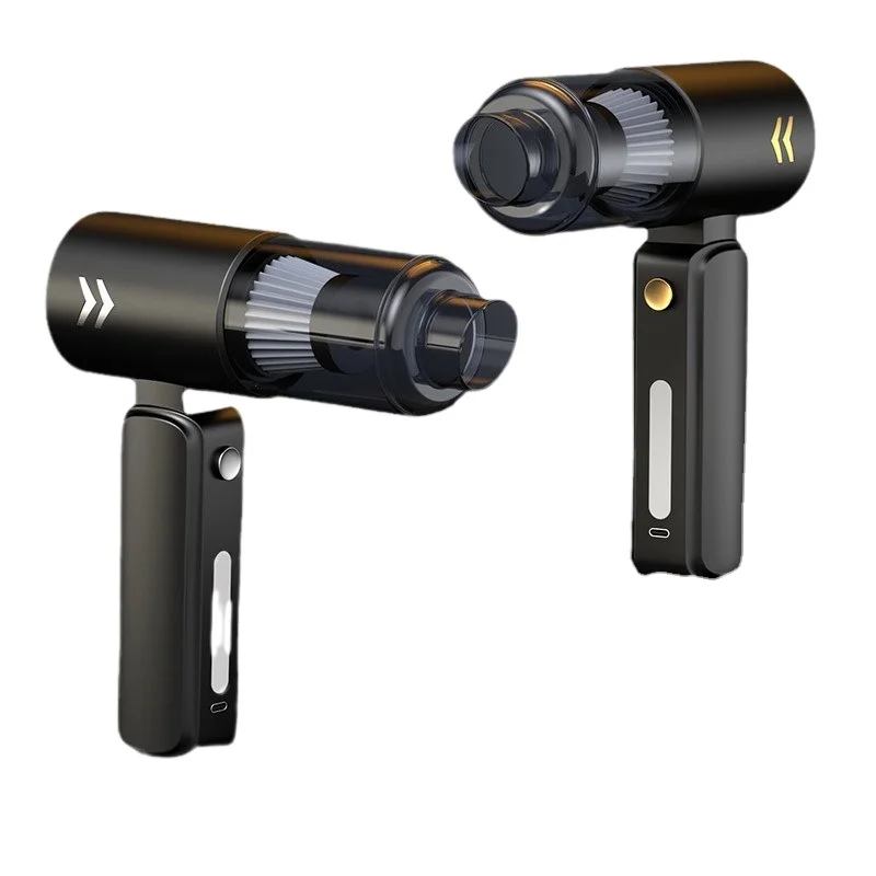 Portable Car Vacuum Cleaner with Large Suction Household Charging Powerful Brushless Handheld Dust Blower Small and Convenient