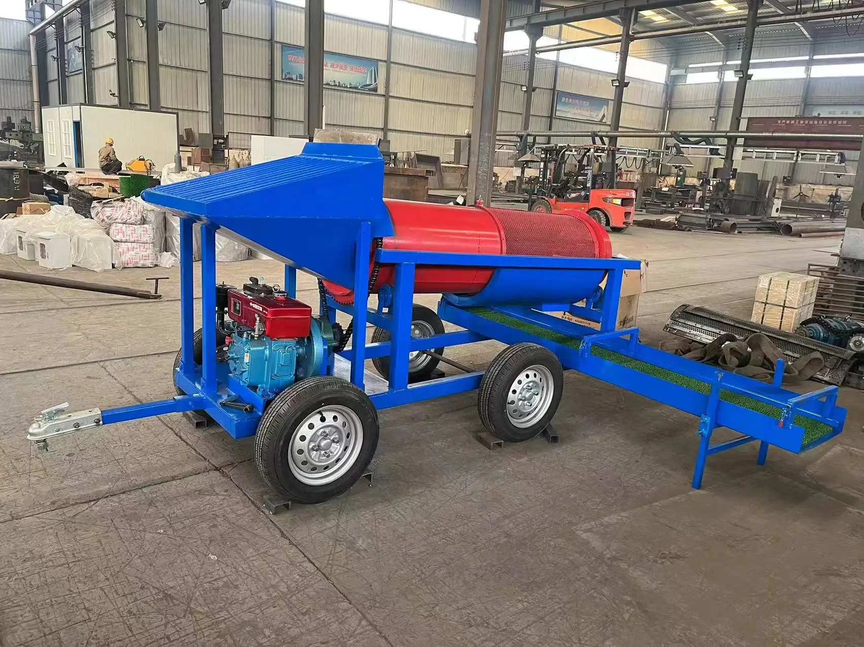 Китай небольшой минеральный отдельный концентратор Золотая Руда барабан экран для продажи цена