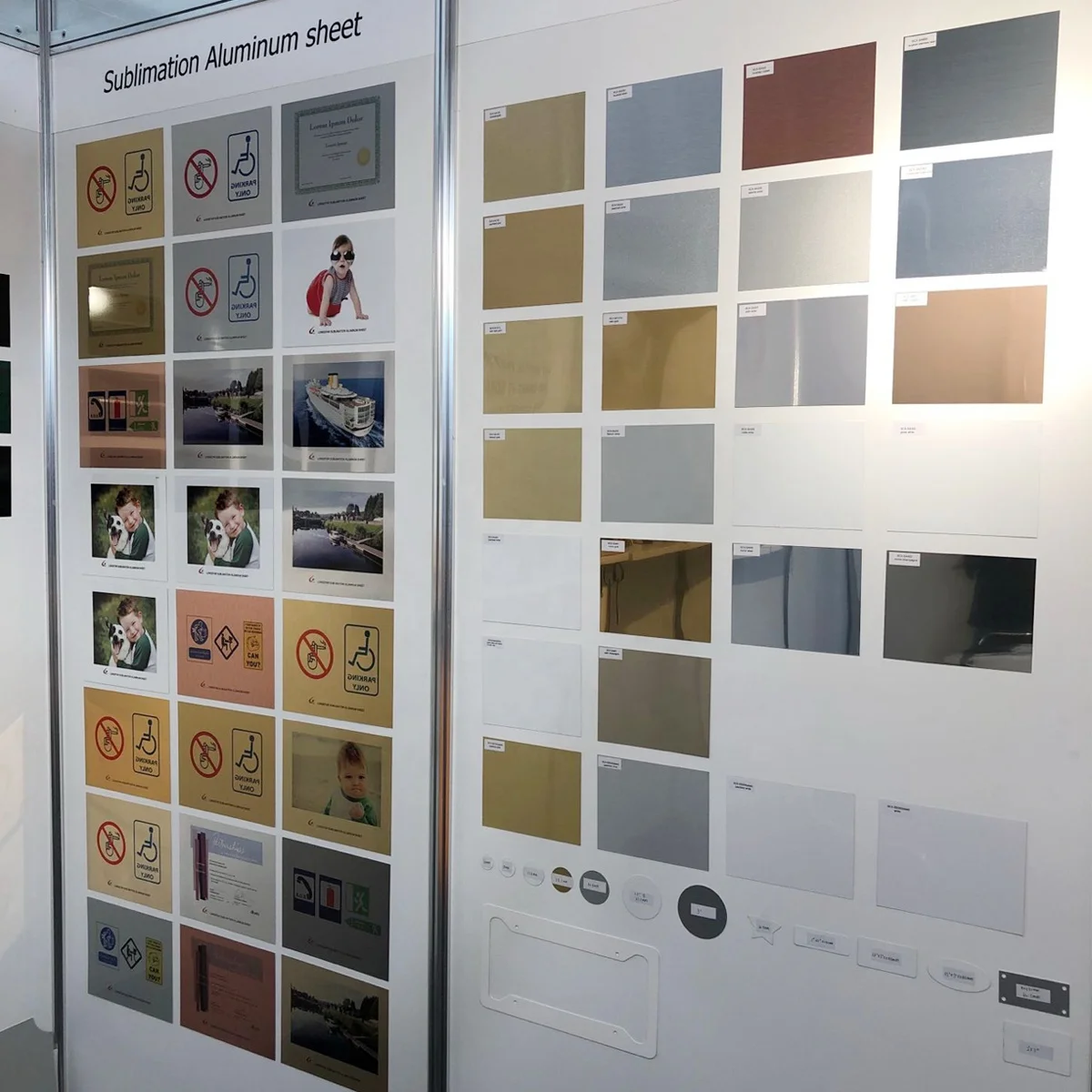 Sublimation Aluminum sheet BrightSub heat transfer printing coated printable blank metal dye glossy coated custom coating plate