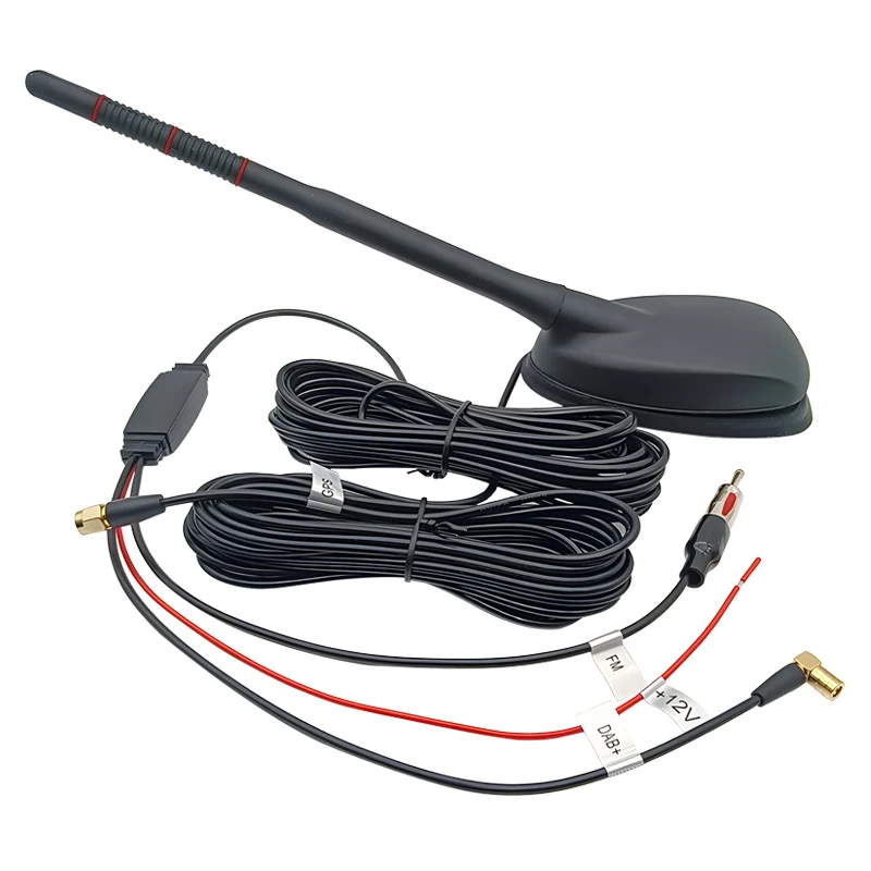 Black HD Indoor DVB-T/T2 Antenna with 12 CM Pole