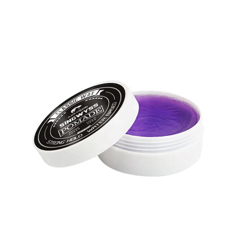 New 2024 OEM manufacturer factory strong hold pomade water based hair pomade wax