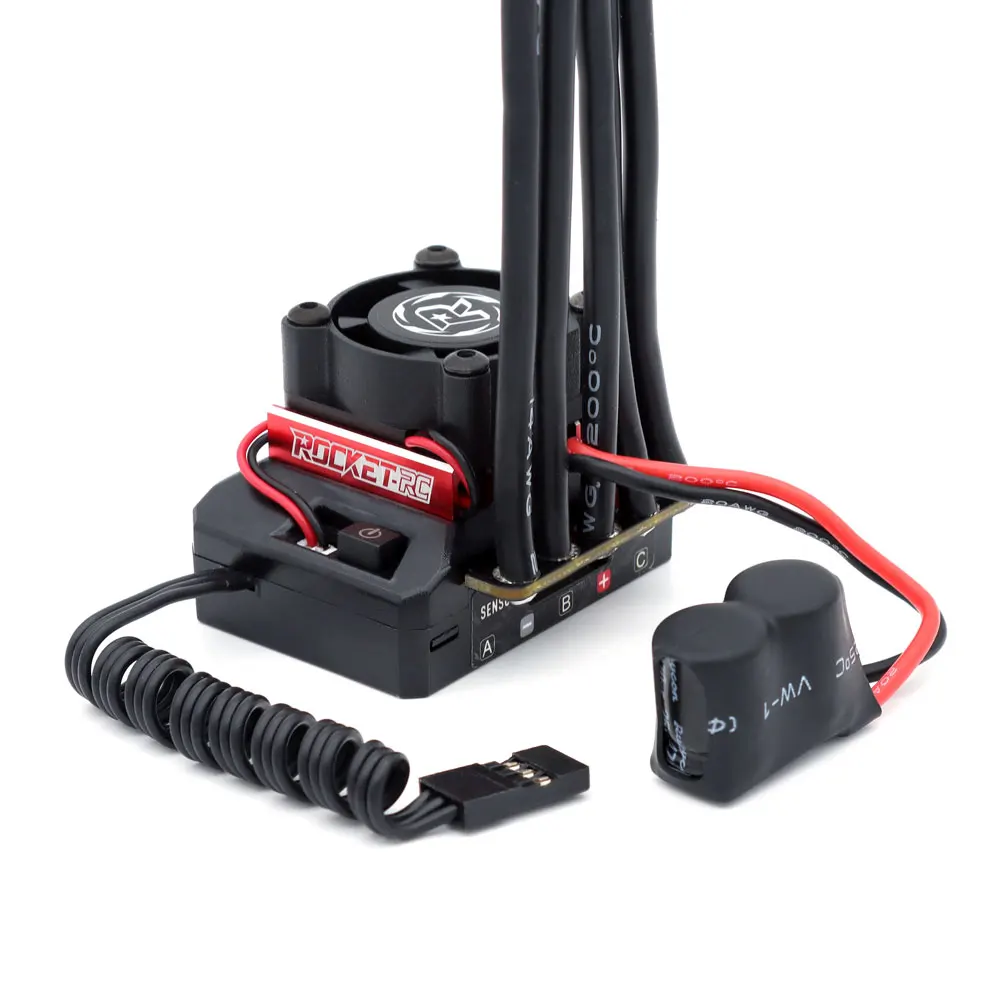 Rocket-RC 100A ESC 2~3S Brushless Electronic ESC 4A/6V BEC for 1/10 Buggy Drifting RC Cars