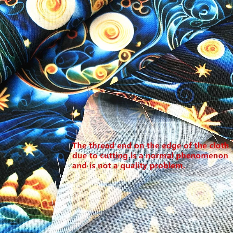 3D  embroidery Designer  printed  TC fabric polyester cotton flower  sewing quilting DIY material textile