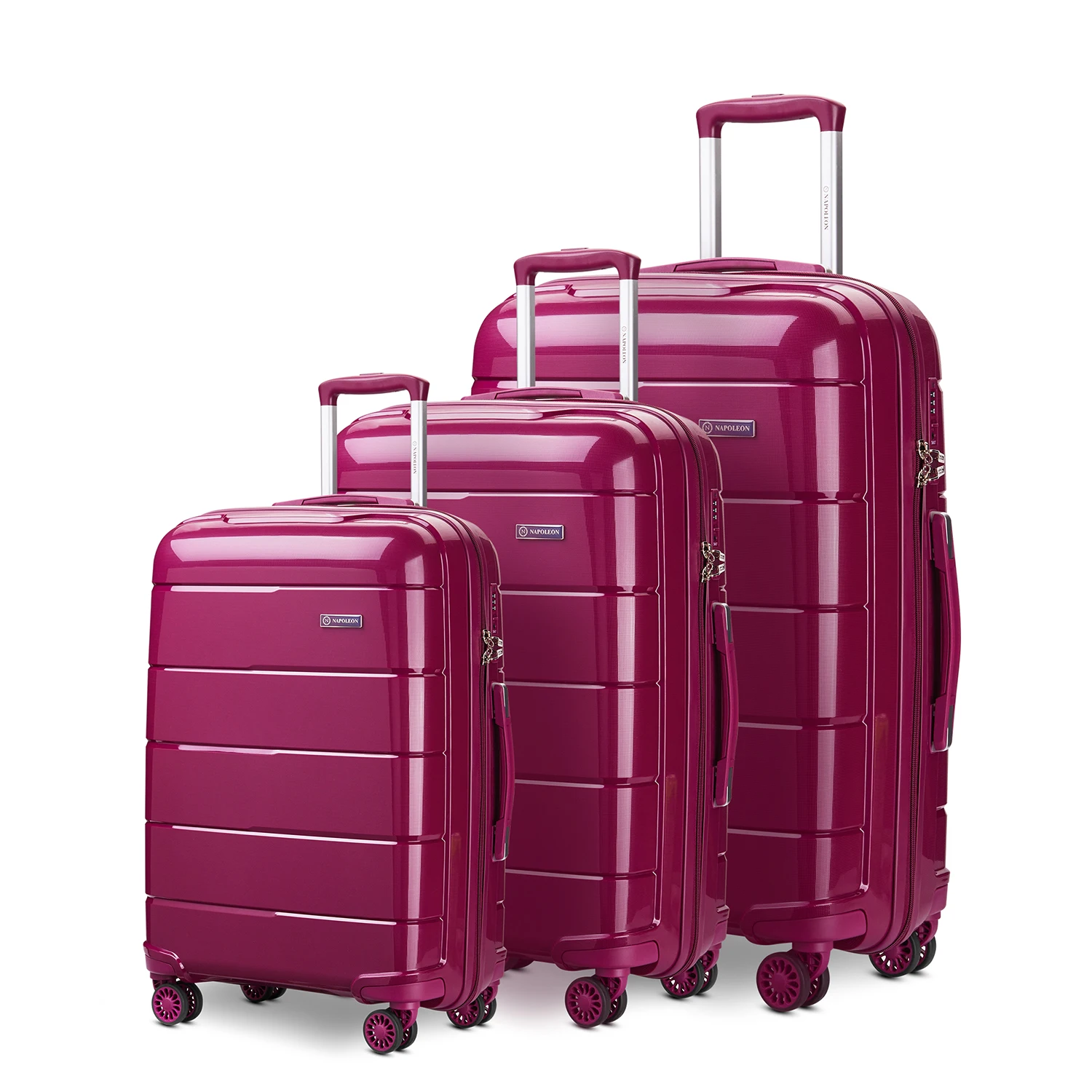 China Factory Wholesale Custom OEM ODM Brand PP Suitcase Trolley Case Travel Luggage