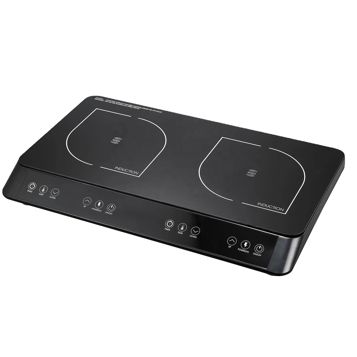 Customized 3000W Double Burners Square Stovepot Hot Plate Multi-functional Induction Cooktop Portable Cookers Home Appliance OEM