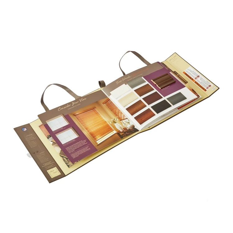 
High Quality honeycomb shades curtain swatch book blinds sample book from China 