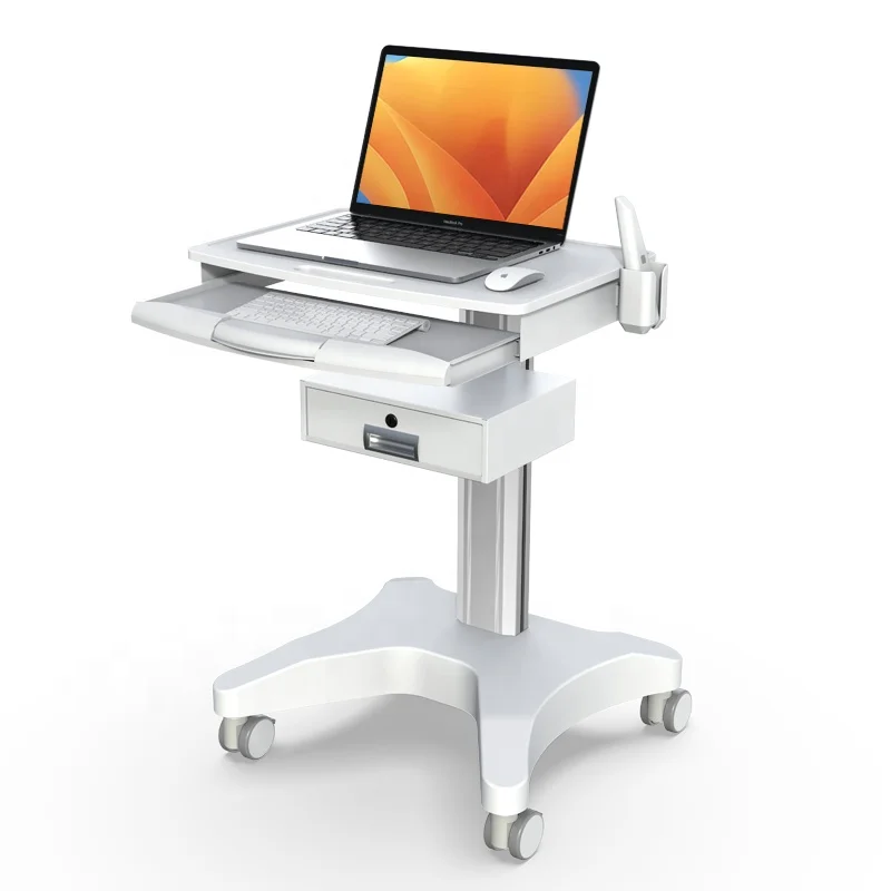 BEWISER  OC-3 Medical Dental Trolley Computer Cart with Steels Stand for Oral Scanner Medical Cart