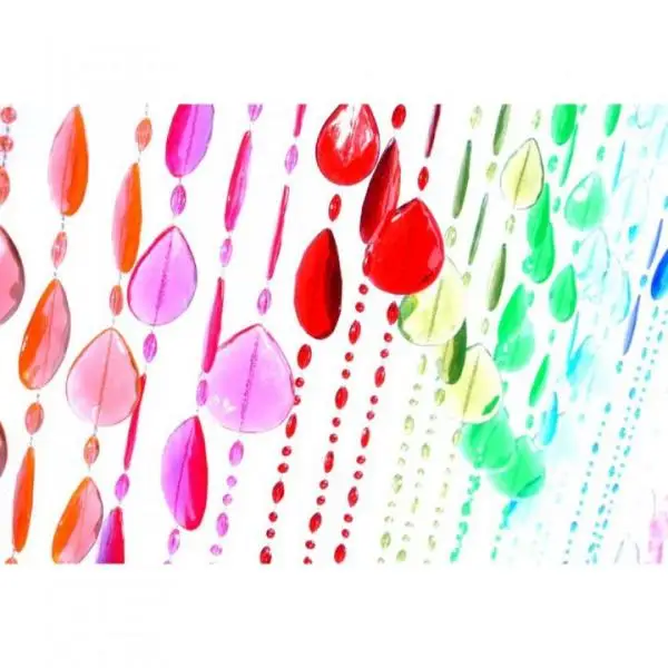 Teardrops Beads Door Curtains Rainbow Curtain Wedding Backdrop Luxury Curtains for Event Decor Event supplies