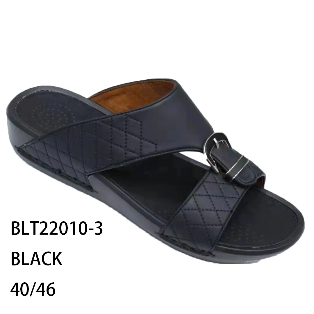 Модные Заводские мужские пляжные тапочки на заказ в арабском стиле кожаные однотонные 2022