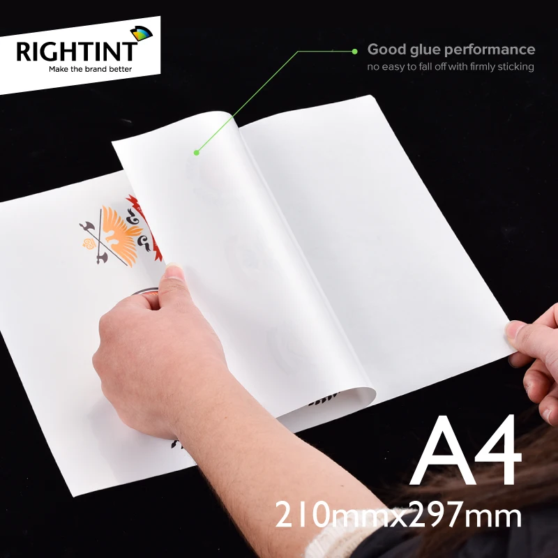 Printable High-Quality Adhesive Glossy White Mylar Self-Adhesive Sticker Paper PET Film Customized Printing